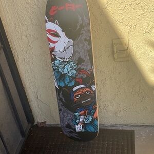 Naruto skate deck custom art